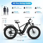 Aipas M2 Pro 1800W Peak Fat Tire Electric Mountain Bike – view 3