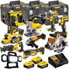 DEWALT 20V MAX XR 10 Tool Combo Kit with 3 x 5.0Ah Batteries & TSTAK Storage (DEWT4T10P4)