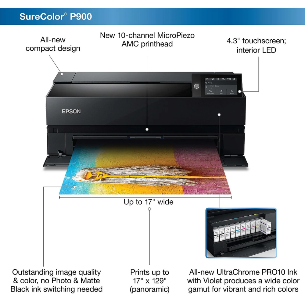 Epson SureColor SC‐P900 Large Format Printer Wi-Fi Inkjet Colour 5760 – view 2