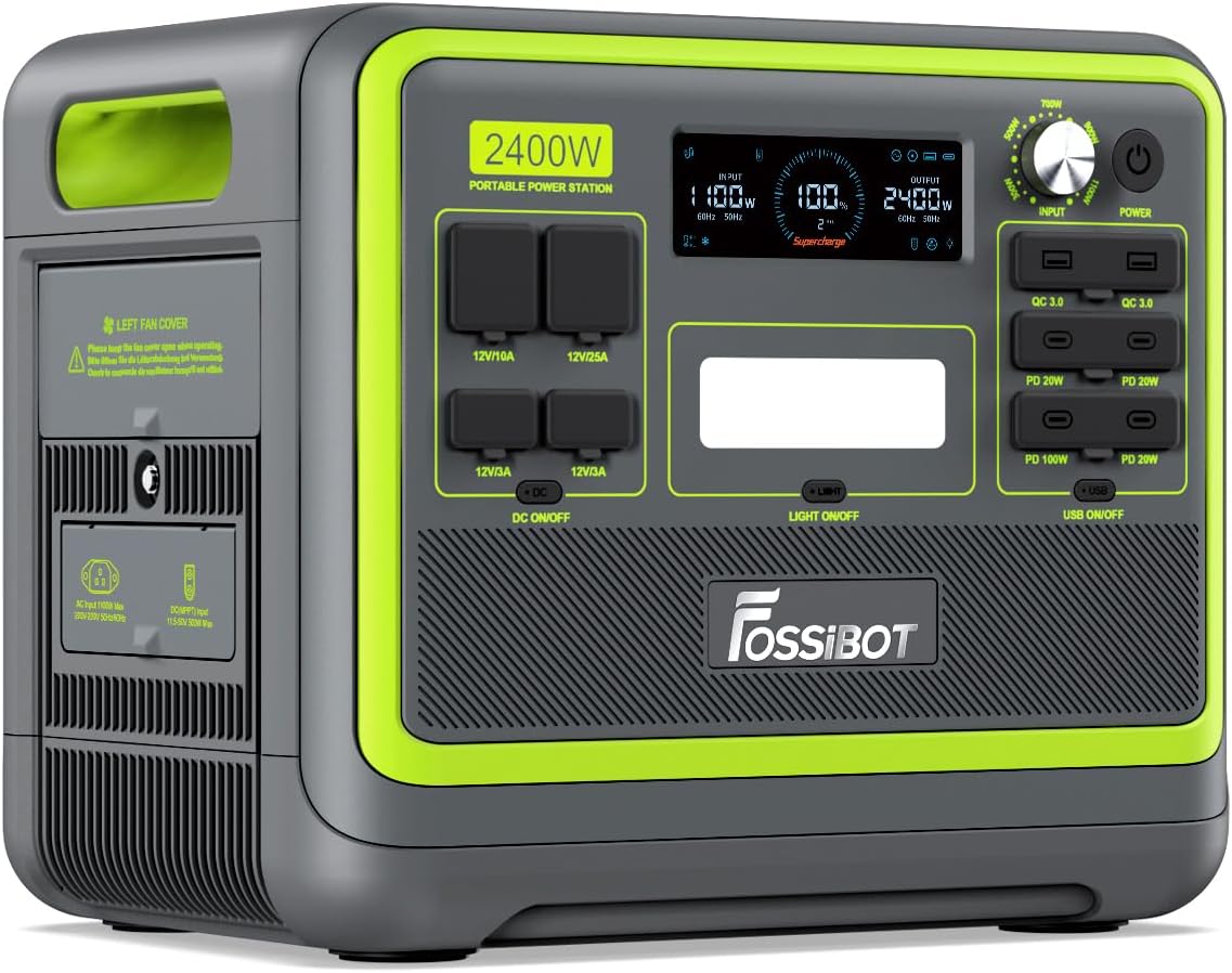 2048Wh Portable Power Station 2400W LiFePO4 – view 12