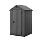 6 x 8 ft Outdoor Resin Storage Shed with Double Doors, Window & Heavy-Duty Floor – view 13