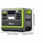 FOSSiBOT F2400 Portable Power Station 2048Wh LiFePO4 – view 3