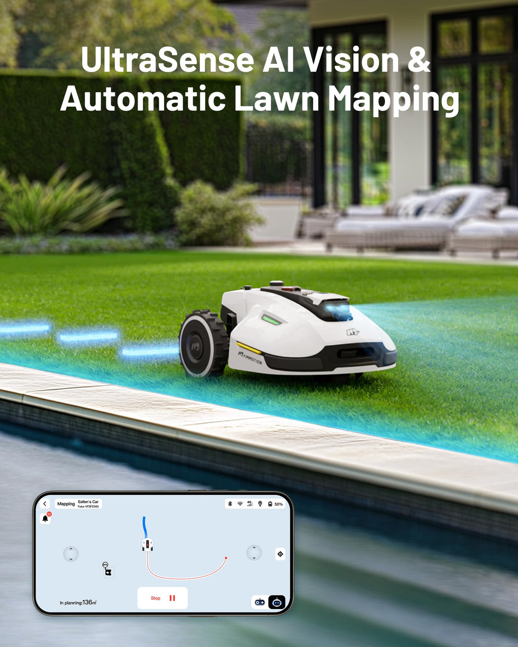 Mammotion YUKA 2000 Robot Lawn Mower – view 2
