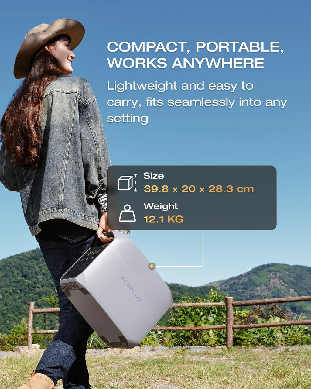 1070Wh Portable Power Station 1800W LiFePO4 – view 8