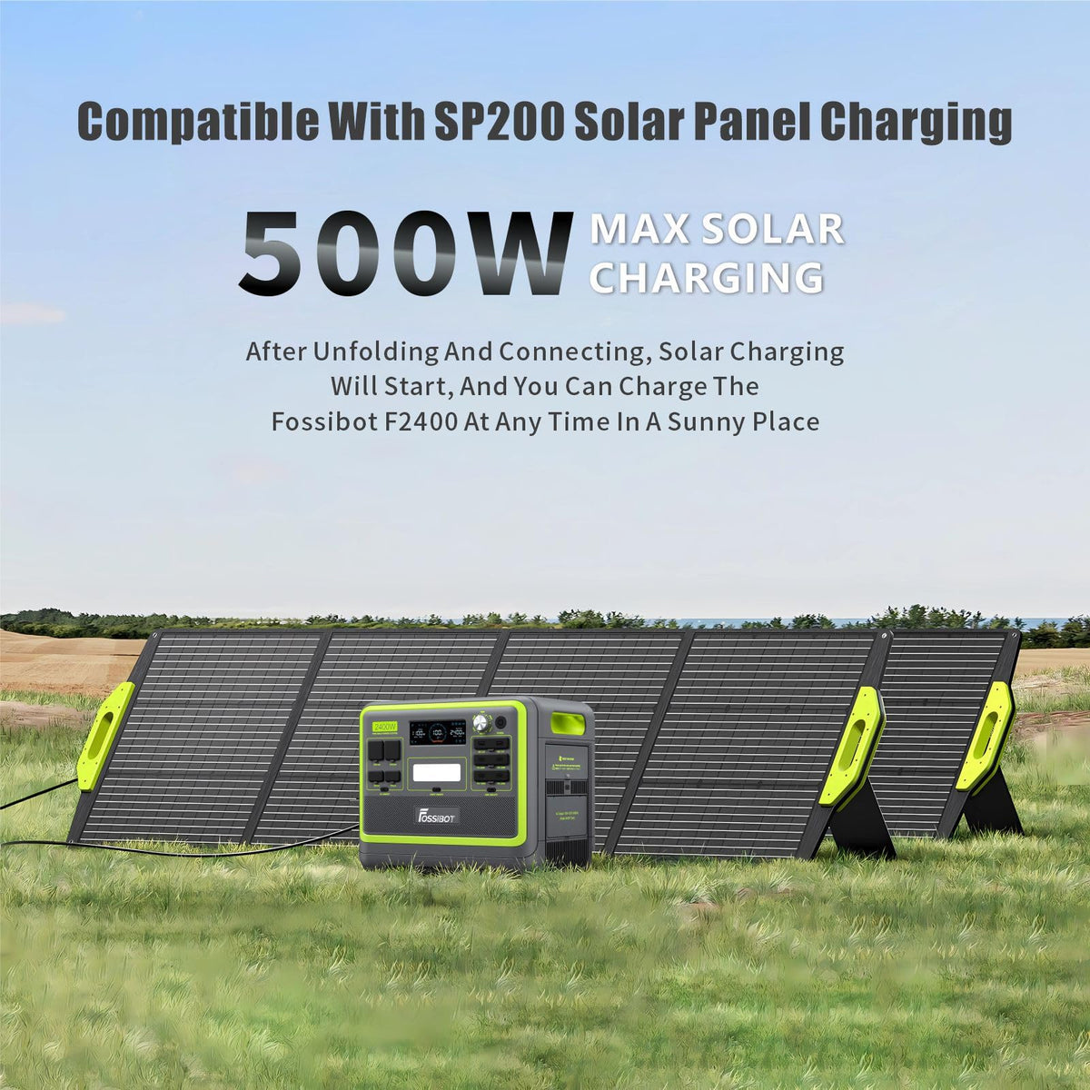 FOSSiBOT F2400 Portable Power Station 2048Wh LiFePO4 – view 7