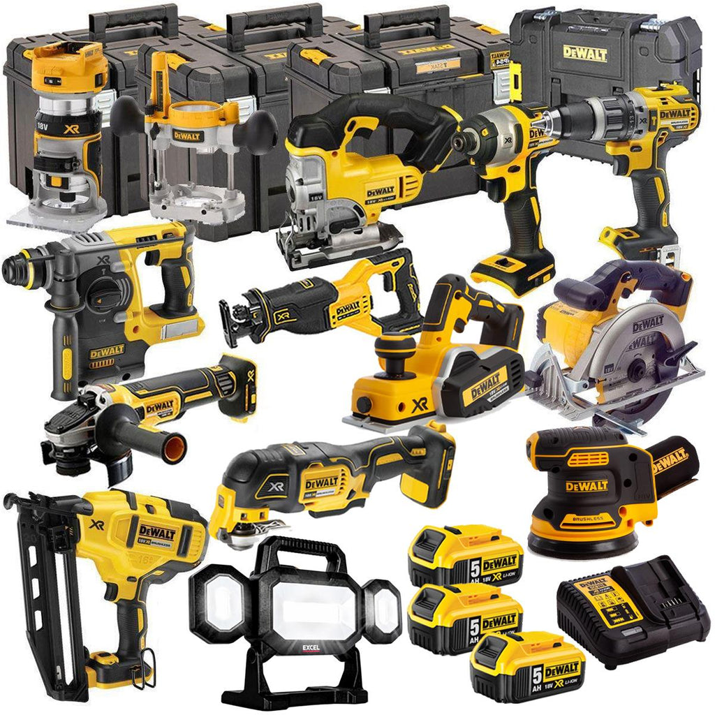 DEWALT 20V MAX XR 13 Tool Combo Kit with 3 x 5.0Ah Batteries