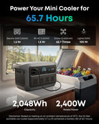 2048Wh 2400W Portable Power Station – view 5
