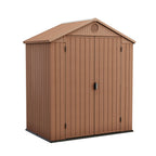 6 x 8 ft Outdoor Resin Storage Shed with Double Doors, Window & Heavy-Duty Floor – view 16