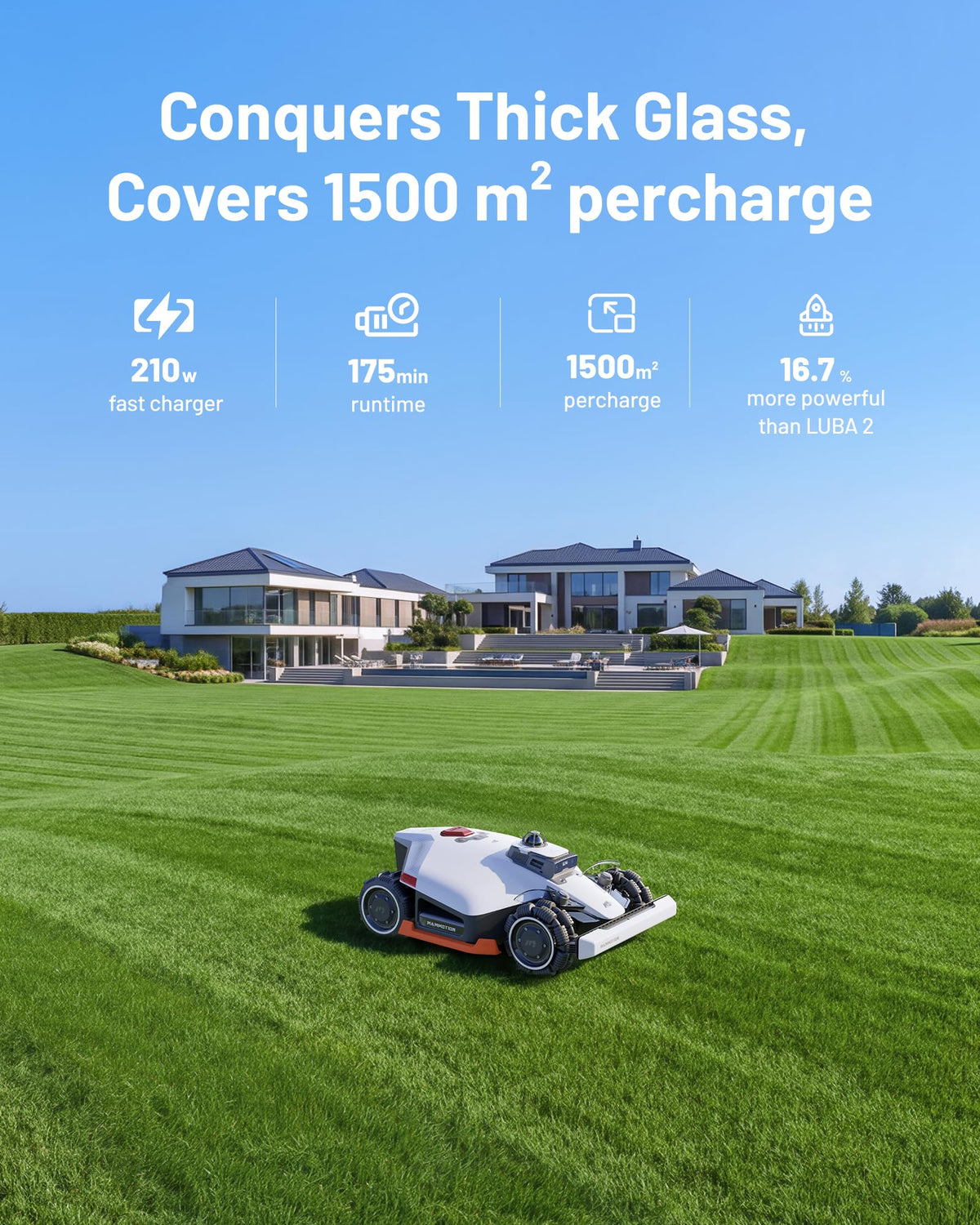 Mammotion LUBA 3 AWD 3000 Robot Lawn Mower – view 5