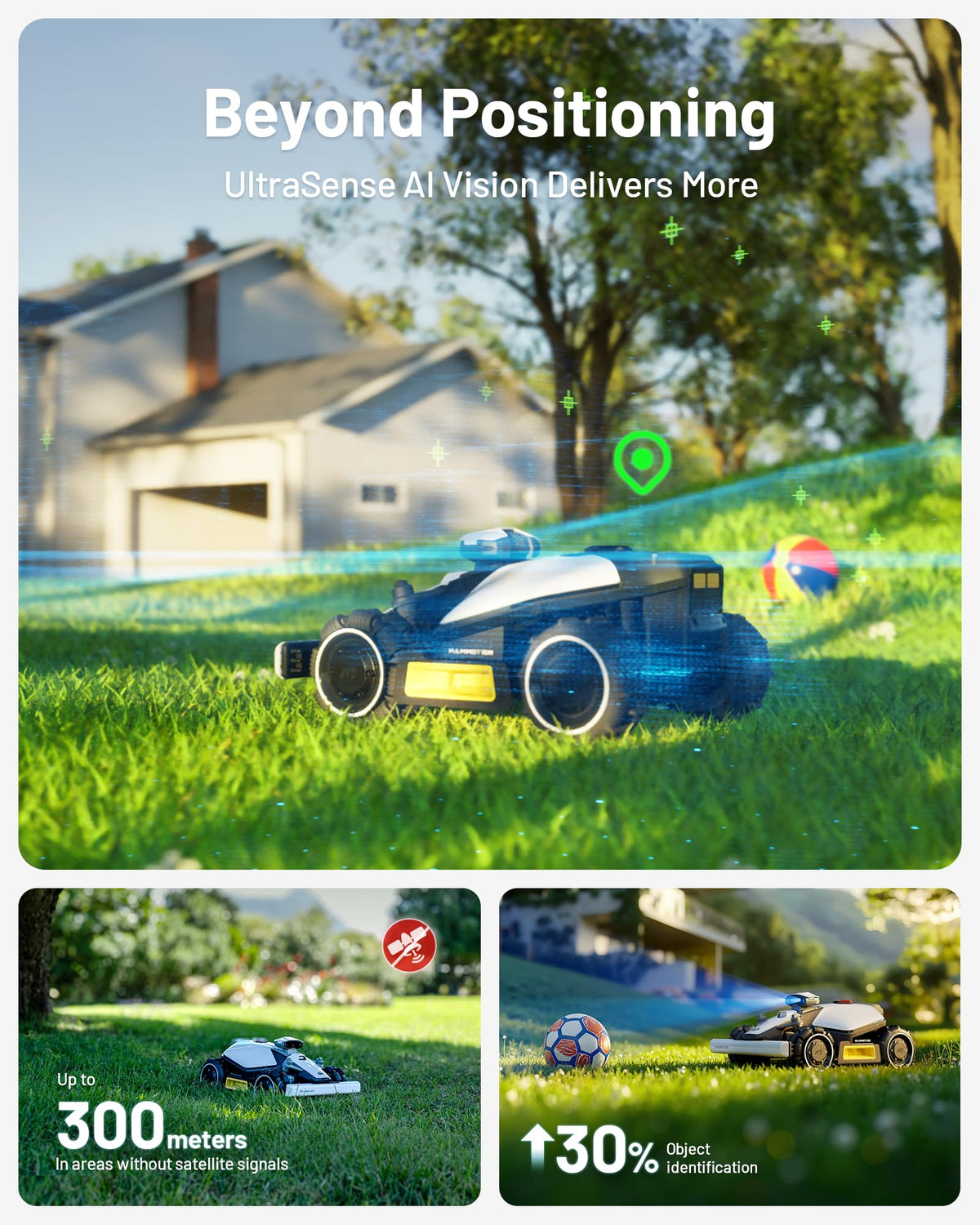 Mammotion LUBA mini AWD Robot Lawn Mower – view 2