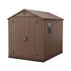 6 x 8 ft Outdoor Resin Storage Shed with Double Doors, Window & Heavy-Duty Floor – view 17
