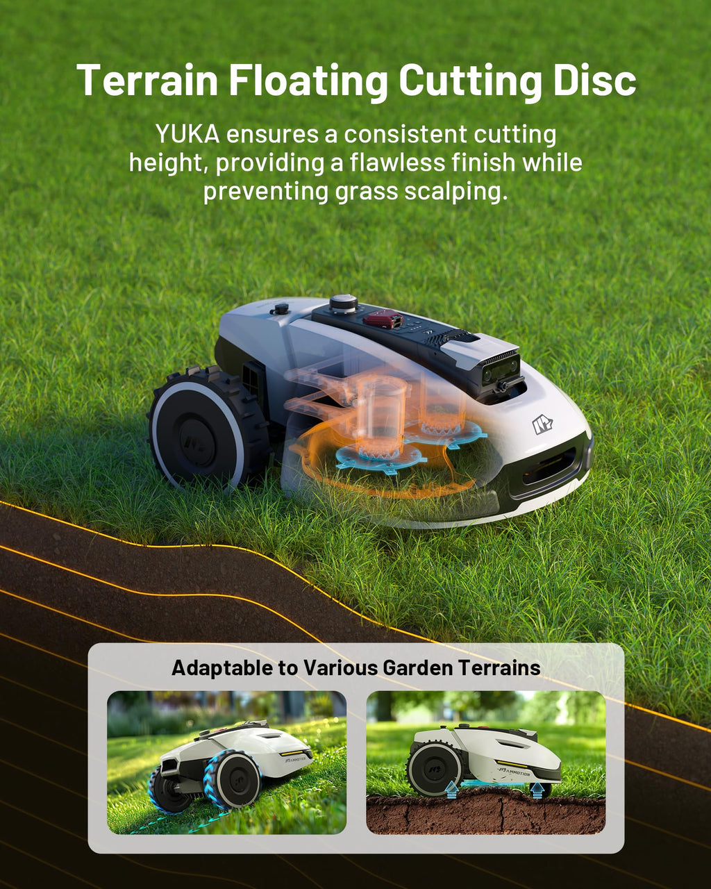 Mammotion YUKA 2000 Robot Lawn Mower – view 3
