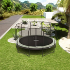 Acon Air 15ft Round Trampoline with Premium Net and Ladder – view 2