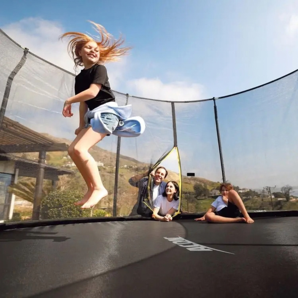 Acon Air 15ft Round Trampoline with Premium Net and Ladder – view 3