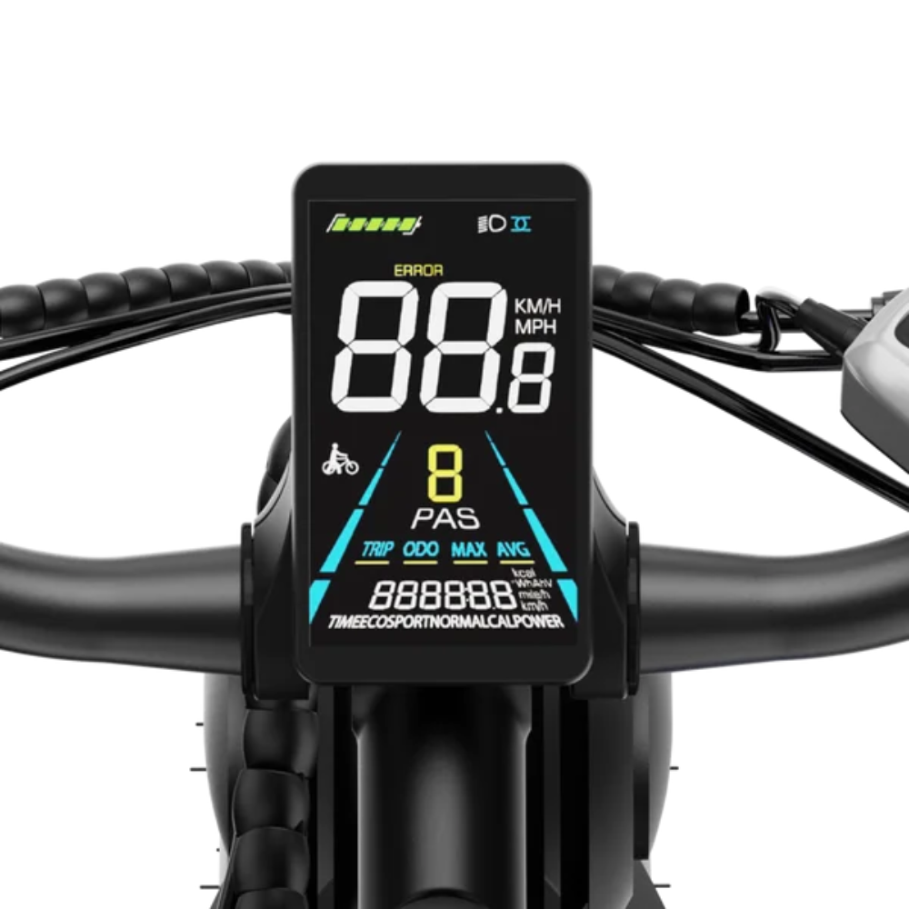 Aipas M2 Xterrain E-Bike Aipas-M2-black Basket – view 4