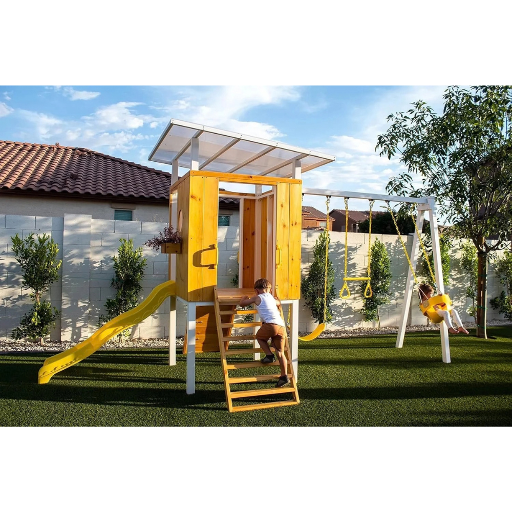 Avenlur Forest Modern Backyard Outdoor Swing Set – view 3