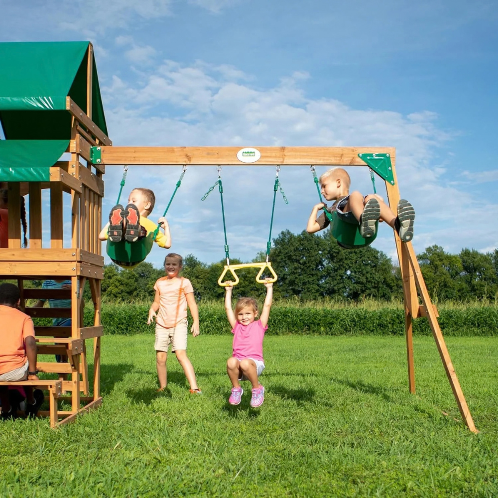 Backyard Discovery Belmont All Cedar Swing Set – view 2