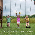 Backyard Discovery Skyfort III Swing Set – view 2