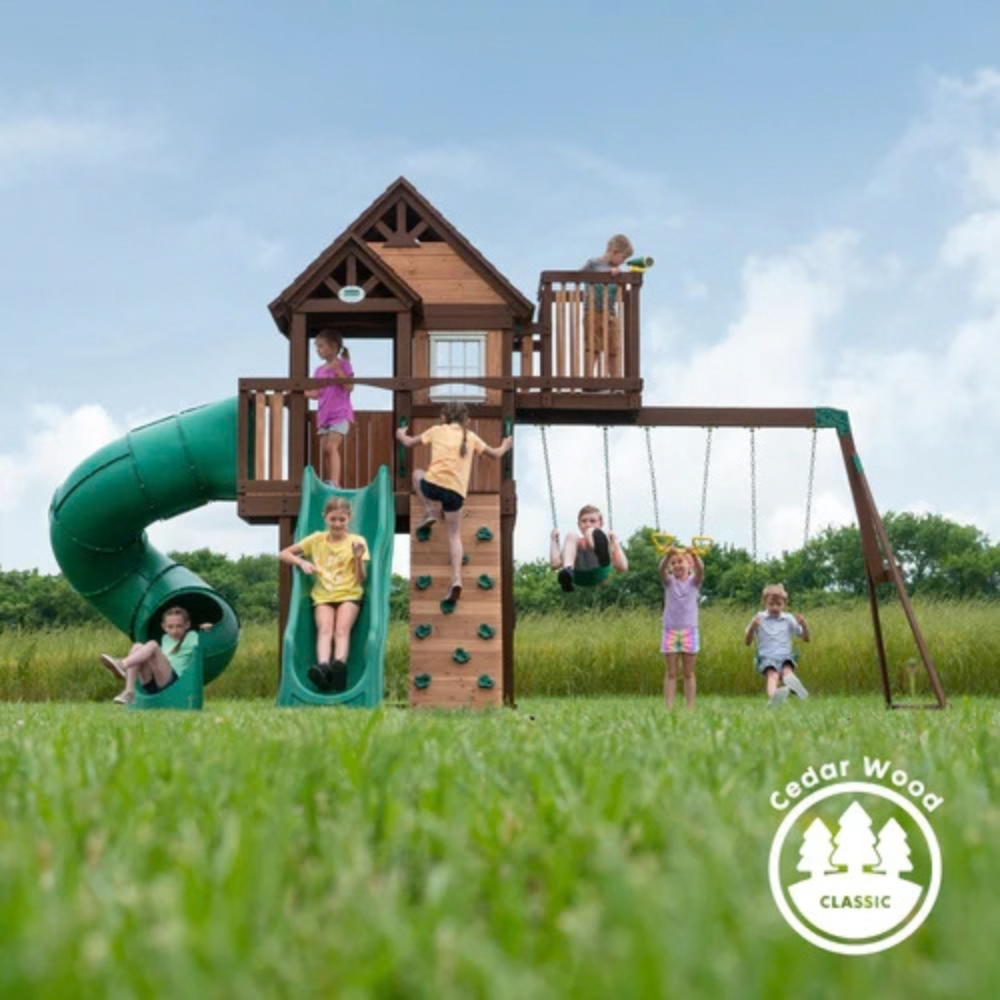 Backyard Discovery Skyfort III Swing Set – view 3
