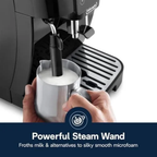 De’Longhi Magnifica Start Automatic Espresso Machine with Manual Milk – view 4