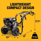 DeWalt 3600 psi 2.5 GPM Cold Water Gas Professional Pressure Washer – view 2