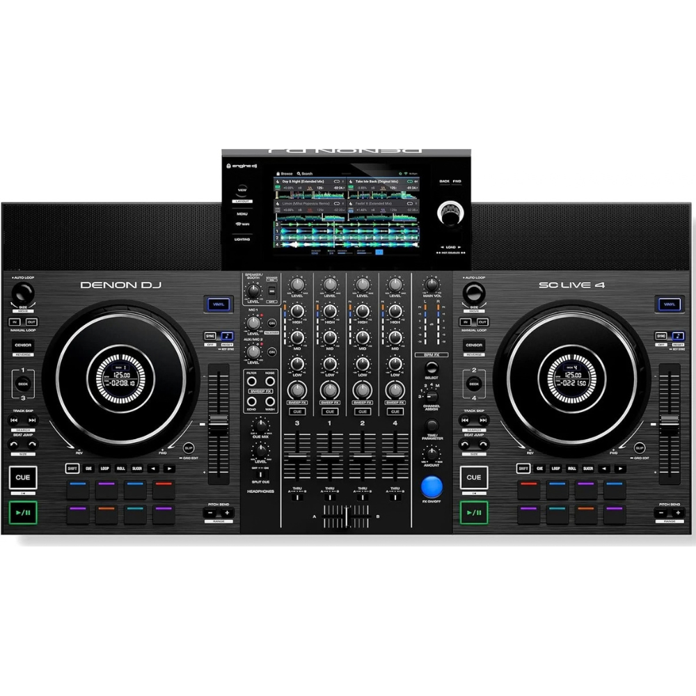 Denon DJ SC LIVE 4-Deck Standalone DJ Controller – view 3