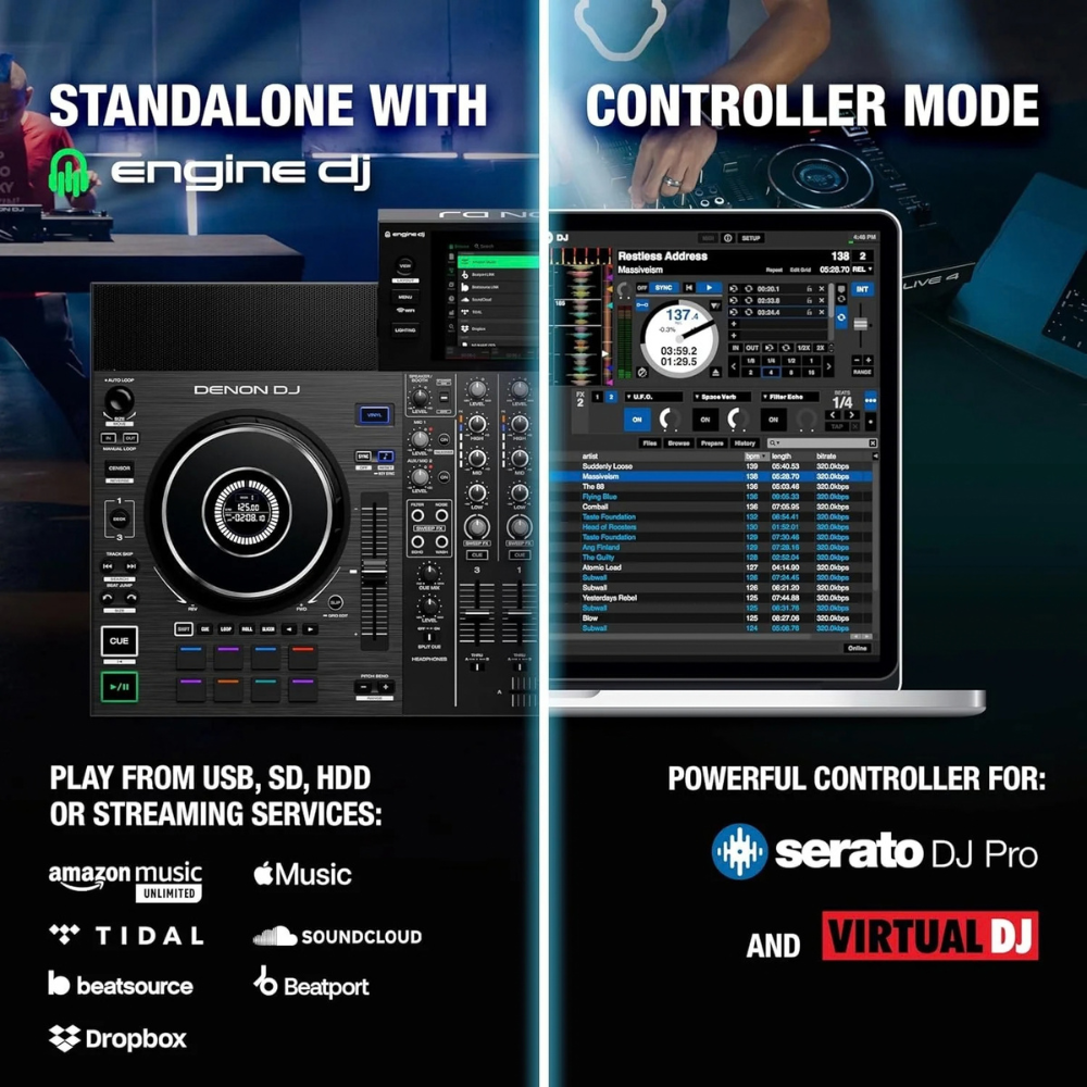 Denon DJ SC LIVE 4-Deck Standalone DJ Controller – view 9