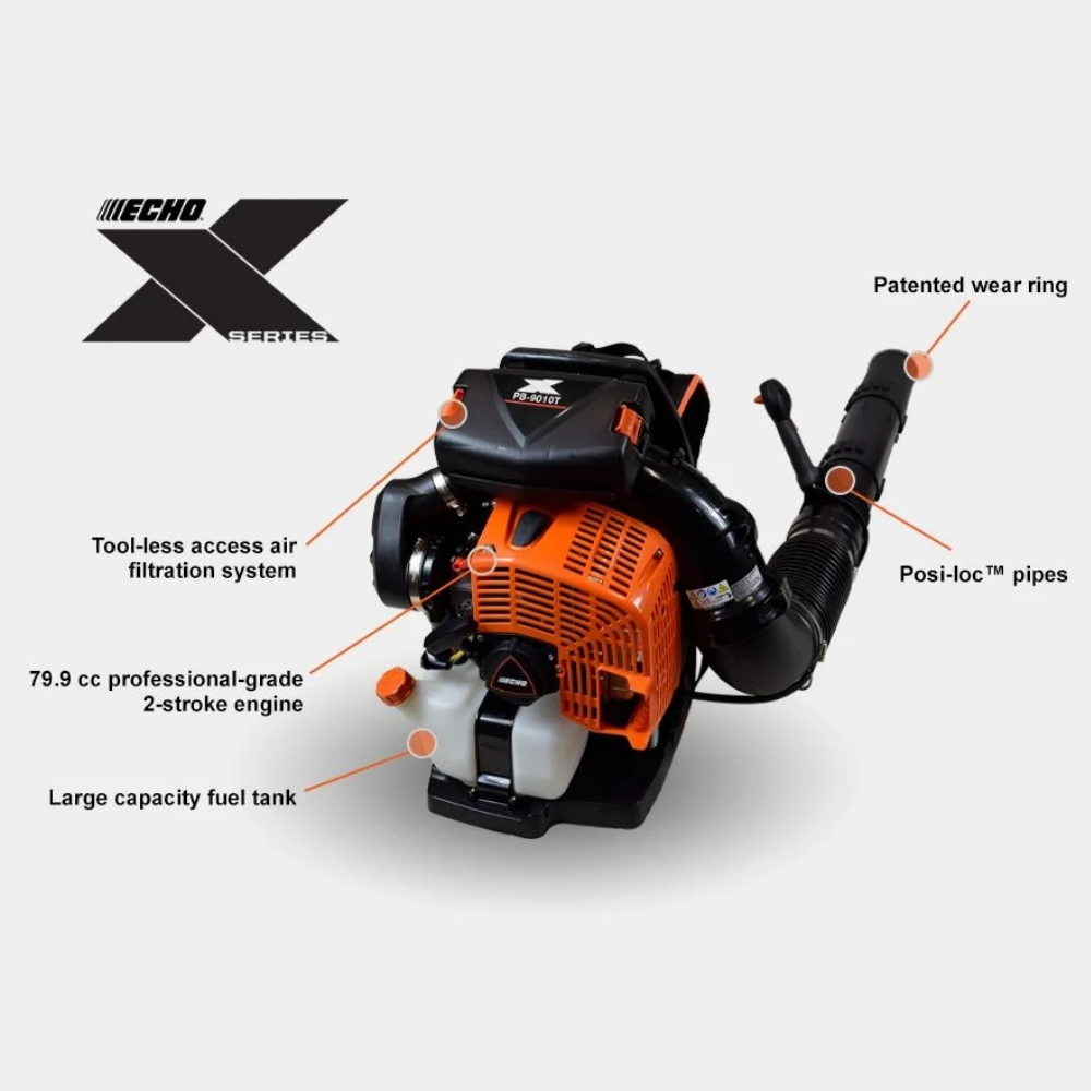 ECHO X Series PB-9010T 79.9cc Backpack Blower – view 2