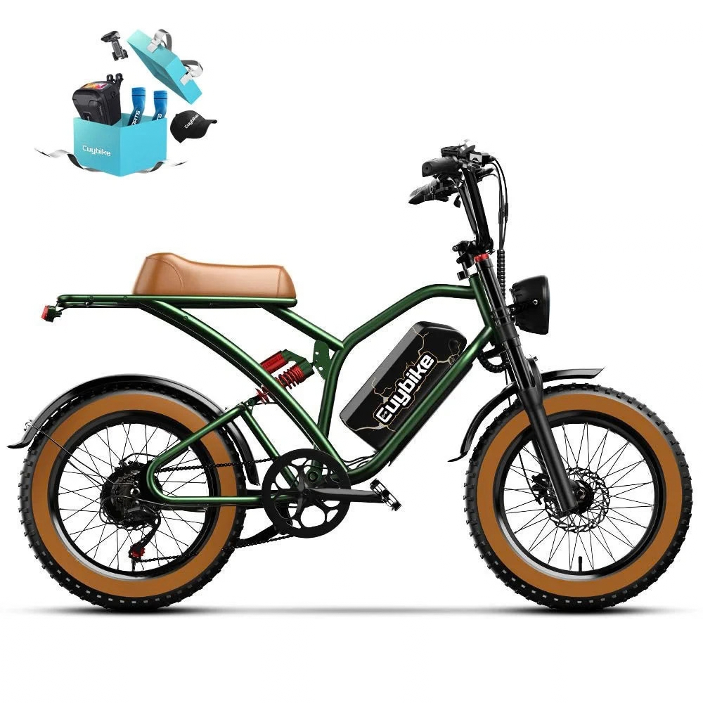 Euybike S4 Moped-Style Fat Tire Electric Bike – view 2