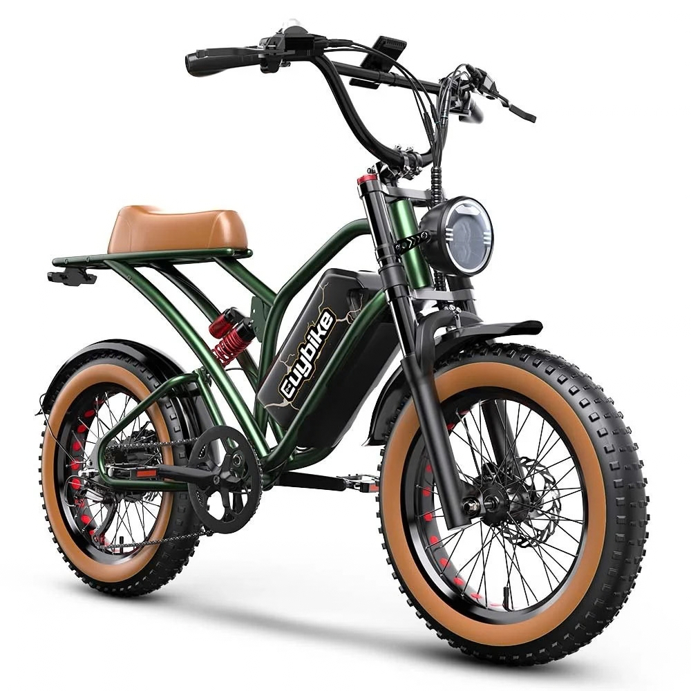 Euybike S4 Moped-Style Fat Tire Electric Bike – view 3