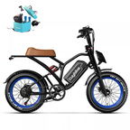 Euybike S4 Moped-Style Fat Tire Electric Bike – view 4