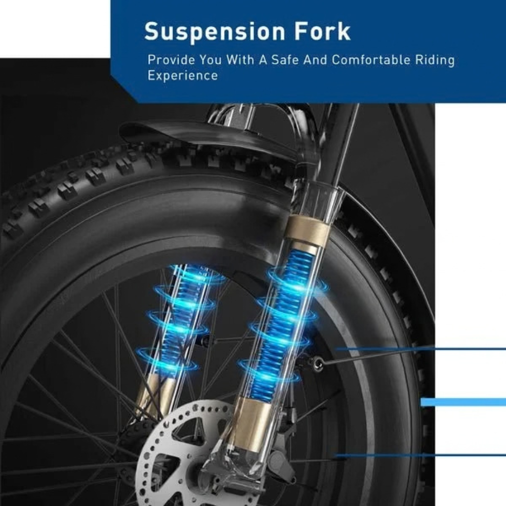HIBOY EX6 Step-Through Electric Fat Tire Bike – view 4