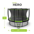 JumpFlex Hero Round Outdoor Backyard Trampoline – view 3
