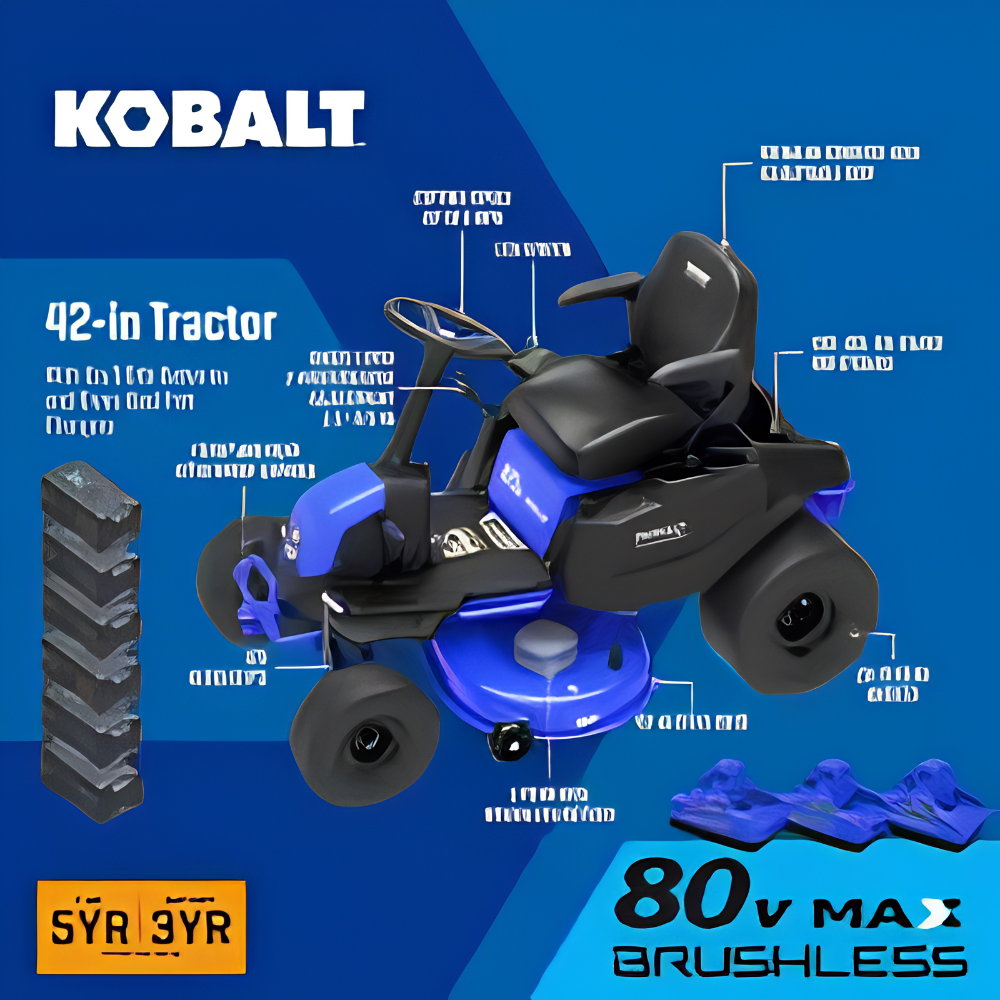 Kobalt Crossover Electric Lawns Tractor KT 5680-06 – view 2
