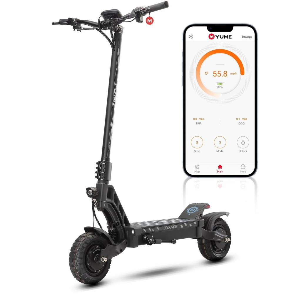 M YUME SCOOTER Hawk Dual Motor Electric Scooter for Adults 2400W – view 6