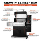 Masterbuilt Gravity Series 1150 Charcoal Grill & Smoker – view 6