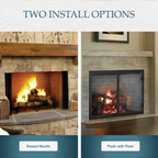 Majestic Biltmore 36 Inch Radiant Wood Burning Fireplace – view 3
