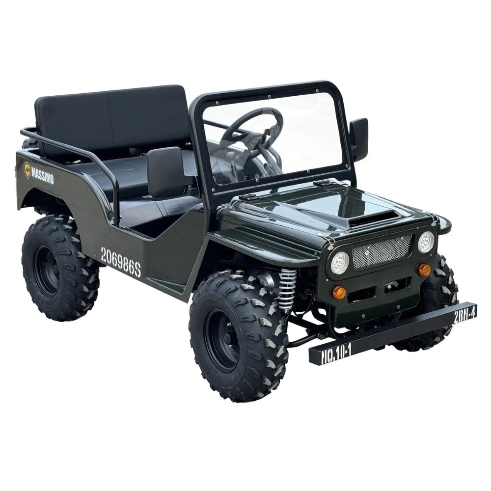 Massimo Mini 125cc 9HP Two-Seater Gas Go-Kart