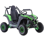 MotoTec Raider Kids UTV 48v 1200w Full Suspension Bluee – view 2