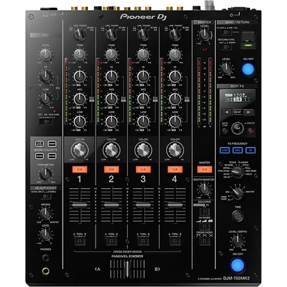 Pioneer DJM-750MK2 4-Channel Professional DJ Mixer