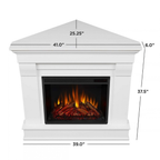 Real Flame Chateau Corner Electric Fireplace – view 4