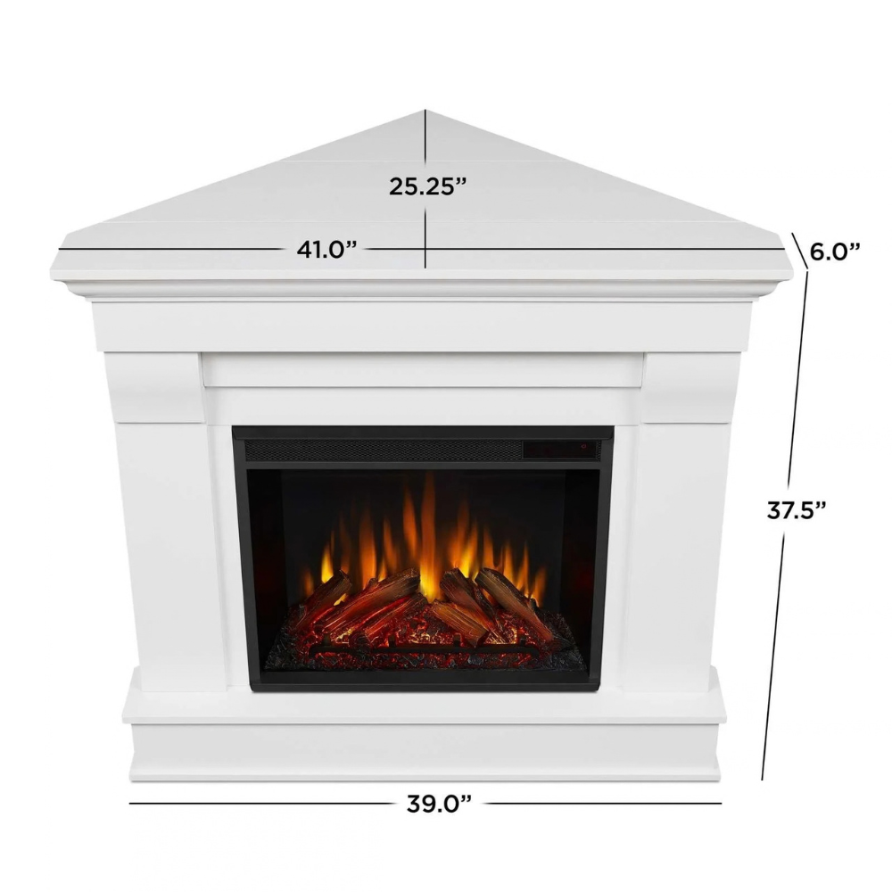 Real Flame Chateau Corner Electric Fireplace – view 4