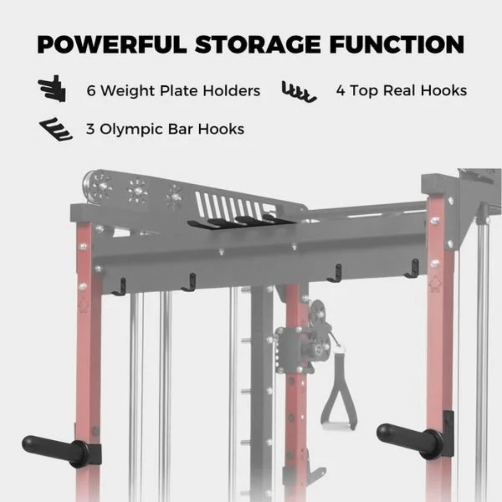 RitFit M1 Pro Smith Machine Home Gym Package – view 2