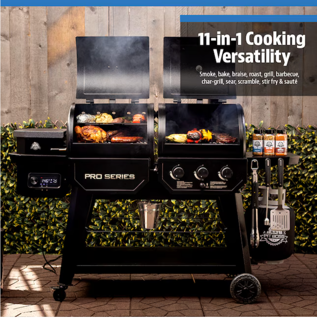 Pit Boss Pro Series Gas & Pellet Combo Grill – view 3