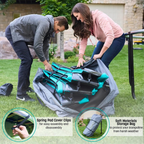 Skywalker Trampoline Rectangle Trampoline with Enclosure – view 2