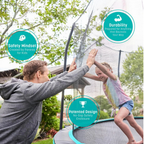 Skywalker Trampoline Rectangle Trampoline with Enclosure – view 3