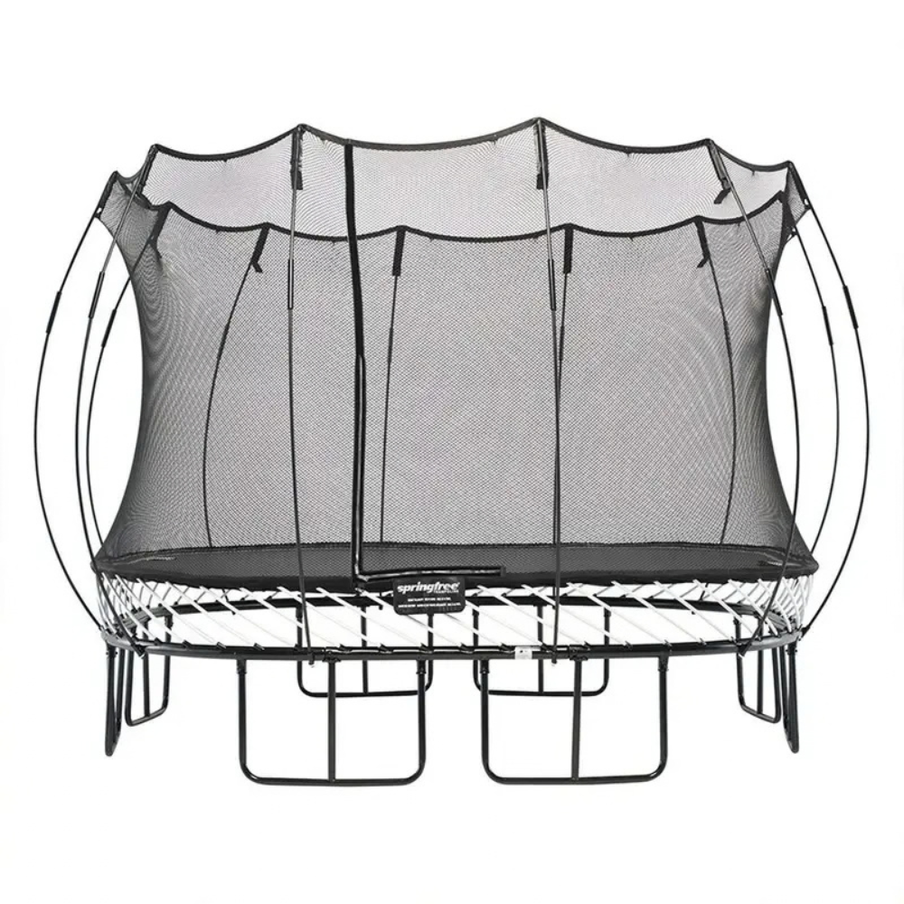 Springfree Kids 11 ft. Outdoor Large Square Trampoline with Enclosure