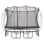 Springfree Kids 11 ft. Outdoor Large Square Trampoline with Enclosure