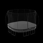 Springfree Large Square Trampoline – view 3