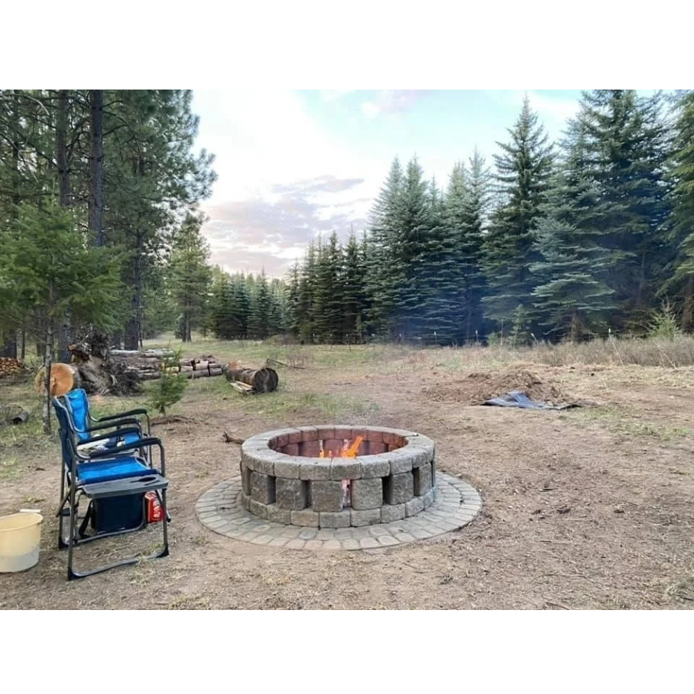 Stonehenge 58 in. x 16 in. Concrete Fire Pit Kit in Northwest Blends – view 2